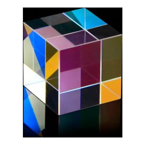 34mm Cubic Scientific Cube Optical Prism With Hexahedron Prism