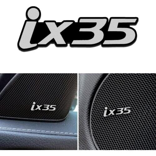 4pcs NEW fit for hyundai ix35 Solaris I30 Aluminum Alloy sticker car stereo Stickers car Accessories