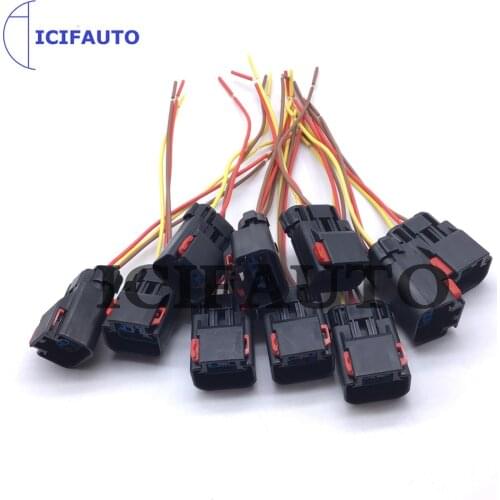 3 Pins New Crankshaft Camshaft Position Sensor Oil Pressure Sensor Pigtail Connector Plug For Chrysler Dodge Jeep Ram