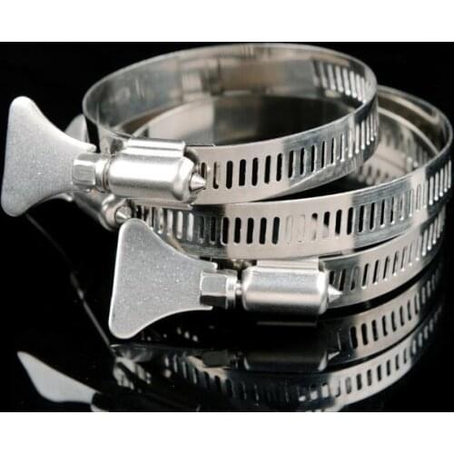 5pcs/lot Stainless Steel 304 Worm Drive Hose Clamp - Fuel Pipe Tube Clips water