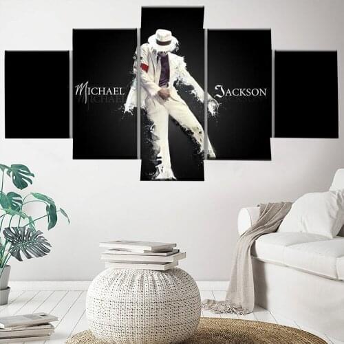 5 Pieces Wall Art Canvas Painting Singer Poster Modern Home For Living Room Bedroom Wall Decoration Pictures Frames