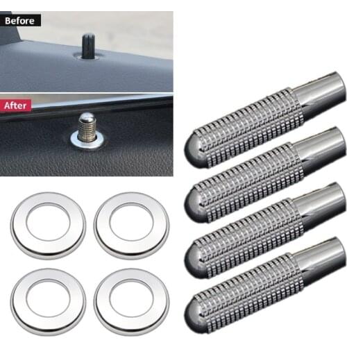 8PCS Aluminum Alloy Car Modified Door Bolt Lock Pin Auto Door Bolt For Mercedes Benz C Class W205/ GLC X253/ GLE/ E class W213