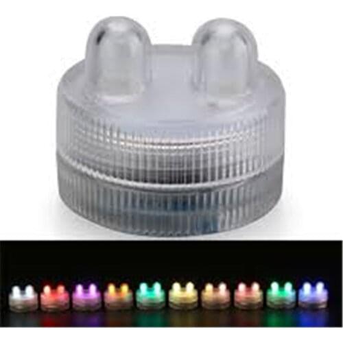 Halloween Props Haunted House Supplies Bar Decoration LED Pumpkin Fairy Submersible Lights with Battery