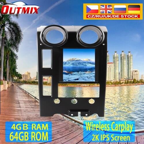 Android 10 Car GPS Navigation For Hummer H2 2004-2009 Head unit Multimedia player Auto radio tape recorder Tesla style