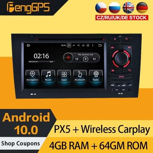 Car Stereo For Audi A6 1997-2004 Android 10.0 Radio Multimedia IPS Touchscreen GPS Navigation Headunit DVD Player Carplay WIFI