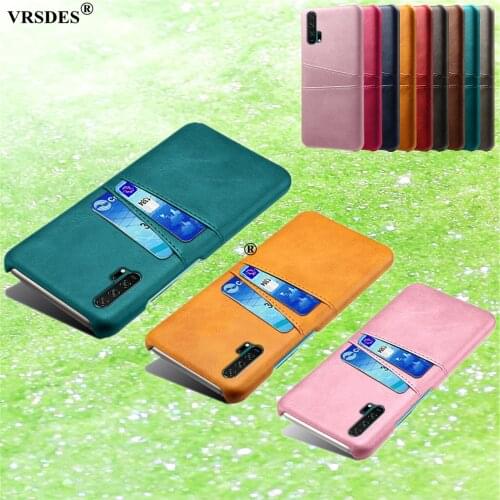For Huawei Honor Play 3 3e 8C 8S 8X MAX 9 10 Lite Card Slots Cover PU Leather+PC Case For Huawei Honor 9X 10i 20i V20 V30 Pro
