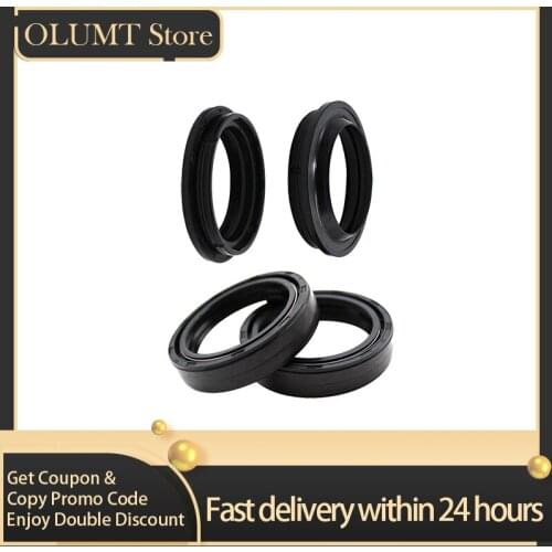 33x46x11 / 33 46 11Motorcycle Front Fork Damper Oil Seal and Dust Seal for Kawasaki KX65 2000 - 2018 KLX140 KLX140L 2008 - 2016