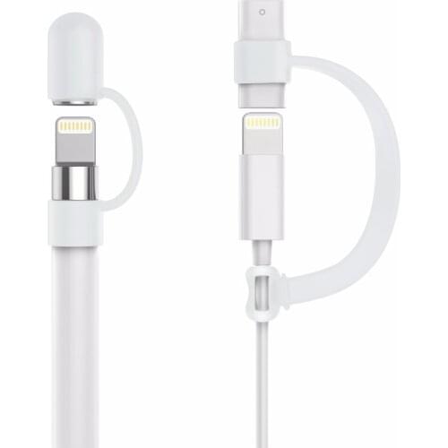 Pencil Cap Holder for Apple Pencil Cap, Silicone Elastic Cap Holder for iPad 9.7 2018 Pro Apple Pencil Pen Keeper Cover