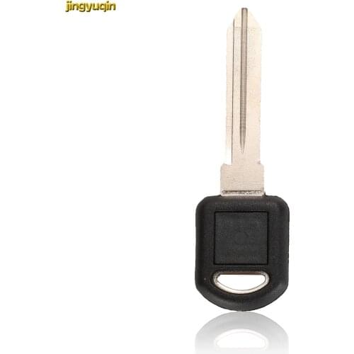 Jingyuqin New Ignition Remote Key Shell No Chip For G-M Chevy Pontiac Car Key Housing Uncut Blade Blank Case Replacement