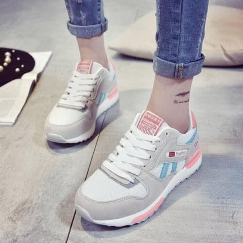 Korean version of the new casual shoes heavy-bottomed women shoes breathable Mesh shoes