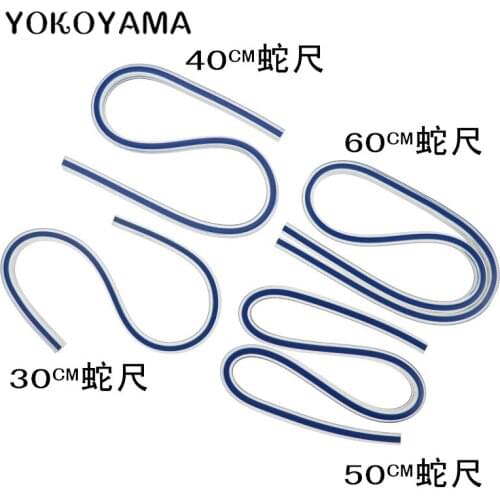 YOKOYAMA Snake Ruler 30-60cm Sewing Tool Parts Ruler Seam Measure Bendable Ruler Patchwork Home DIY Manual Supplies Sewing Tool