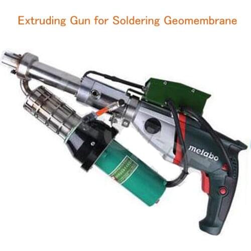 Hot Air Welding Machine Lesite HDPE Welding Machine Extruding Gun For Soldering Geomembrane PP PE PVC PVDF Water Tank LST610D