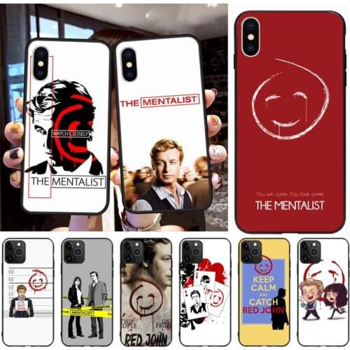 The Mentalist Red John Simon Baker Soft Phone Case Capa for iPhone 11 pro XS MAX 8 7 6 6S Plus X 5S SE 2020 XR case