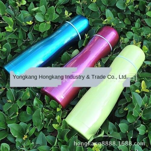 Fashionable bullet head heat preservation cup portable double layer heat insulation stainless steel heat preservation cup