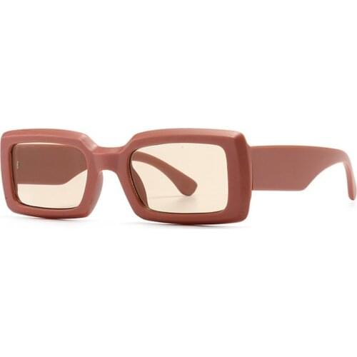 Fashion Classic Brand Square Sunglasses Women 2021 PC Frame Retro Red Gradient Sun Glasses Men Luxury Designer Goggles UV400