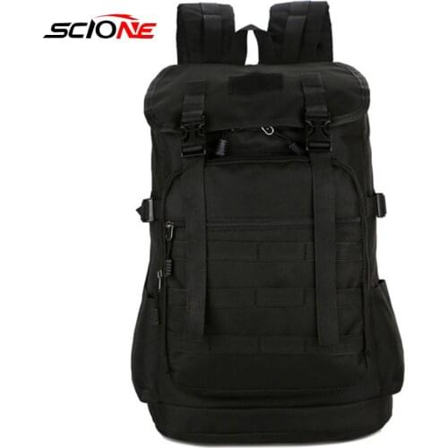 Nylon Mountaineering Backpack Tactical Military Bagpack Waterproof Rucksack Outdoor Camping Hiking Fishing Large Capacity Bags