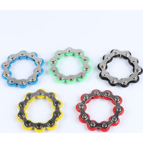 New Anti Stress Toy For Kids/Adult/Student Bike Chain Fidget Spinner Bracelet For Autism and ADHD Fidget Toy