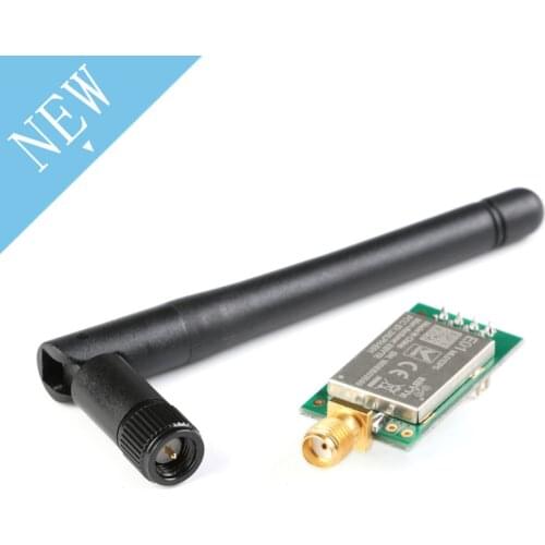 Nrf24l01 E01-ML01DP5 Ebyte 20dBm Long Range 2100m SPI NRF24L01+PA+LNA 2.4GHz RF Wireless Transceiver Module Antenna with Shield