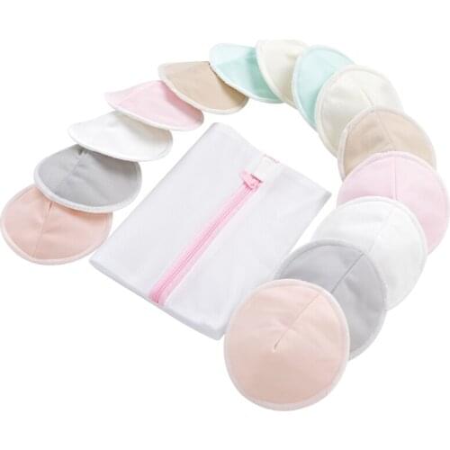 Organic Bamboo Nursing Breast Pads Breastfeeding Nipple Pad for Maternity Reusable Nipplecovers for Breast Feeding Nursing Pads
