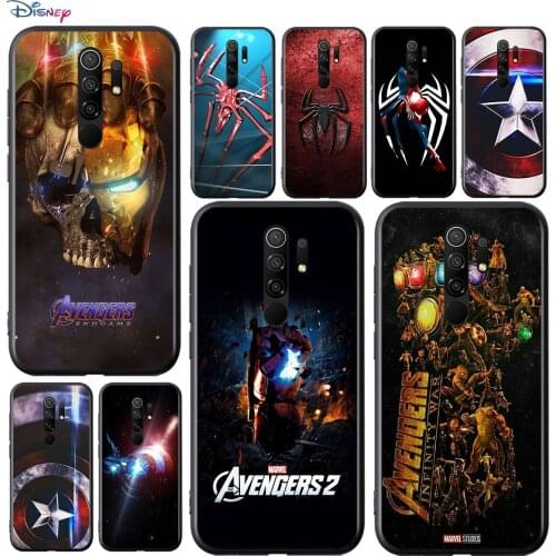 Marvel Avengers Infinity Gauntlet Logo For Xiaomi Redmi 9A 9C 9 Prime GO 8A 7A 6A 5A 4X S2 Pro Plus Soft TPU Silicone Phone Case