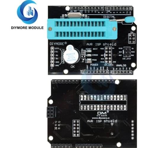 AVR ISP Programmable Expansion Shield Board Module For Arduino R3 Mega2560 Atmega328P Nano Pro Mini Module Bootloader