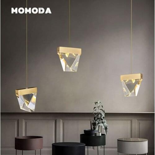 Luxury LED Chandeliers Lighting Modern Gold Chrome Black Crystal Pendant Lights Fixture Bedroom Living Room Staircase Lamps
