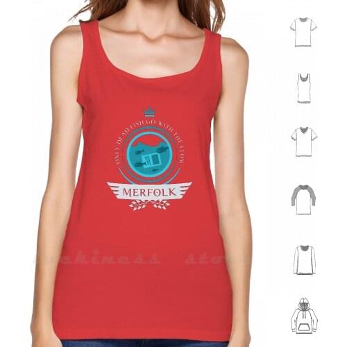 Merfolk Life V2 Tank Tops Vest Sleeveless Magic Tcg 2017 Funny Witty Humorous Fnm Standard Modern Legacy Limited New