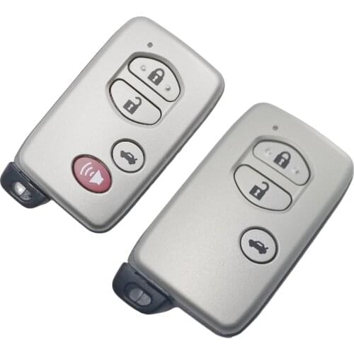 With LOGO Smart Remote Key Shell 3 Button for Toyota Avalon Camry Highlander RAV4