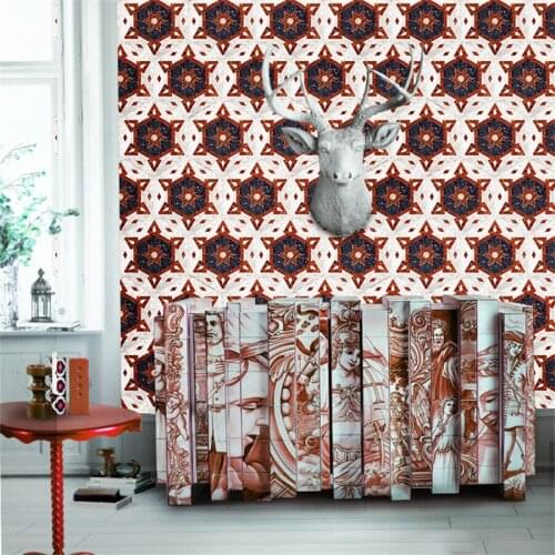 Room Decoration 3D Self Adhesive Wall Sticker MOdern Tiles Posters Kids Room Waterproof Furniture Stickers 10PCS