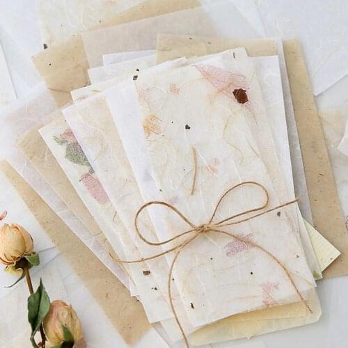 Vintage Texture Mixed Material Paper DIY scrapbook junk journal base collage diary happy plan gift seal decoration material