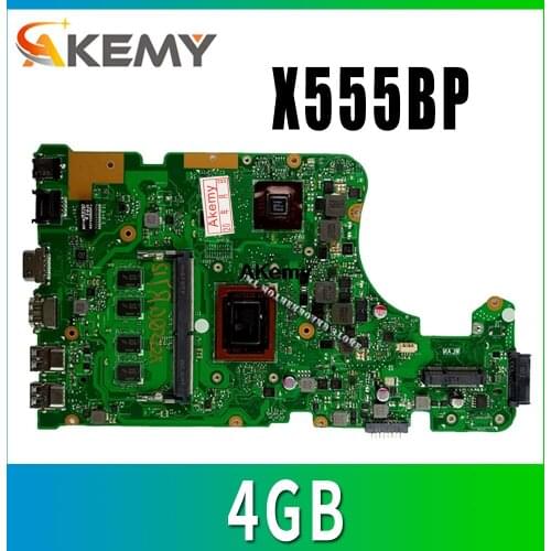 X555BP motherboard for ASUS X555B X555BP X555QG laptop motherboard A9-9420P CPU 4GB RAM R5 Graphics