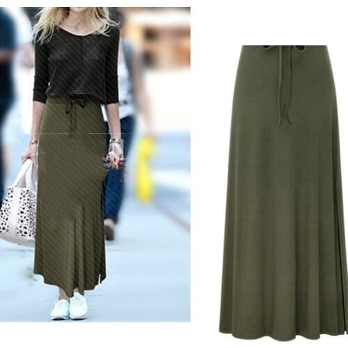 Bigsweety High Quality Women Pleated Long Skirt Fashion Slit Belted Maxi Skirt Autumn Winter High Waist Vintage A-Line Skirts