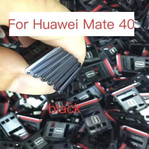 1PCS NEW Original Sim Tray Holder For Huawei Mate 40 Mate40 SIM Card Tray Slot Holder Adapter Socket Repair Parts