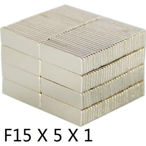 10 20 50pcs/lot N35 magnet 15x5x1 NdFeB Rare Earth Magnet 15*5*1 Magnets 15 x 5 x 1
