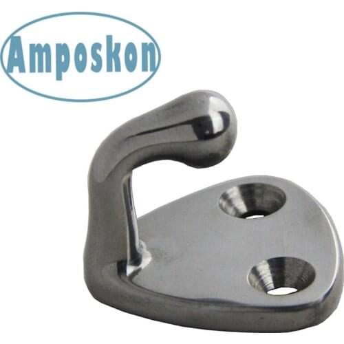 2 PCS New Hot High Quality 316 Stainless Steel Mini Boat Ship Fender Hook Carabiner For Coat Marine Sailing Accessories Outdoor