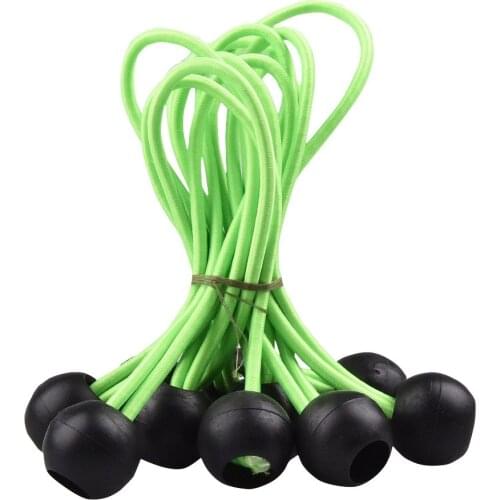 20pcs Ball Bungee Cords Portable Tent Canopy Ball Bungee Elastic Rope for Outdoor Tarpaulin Tent Camping