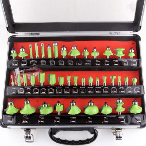 40PCS 8mm Shank Woodworking Cutting Tools 8mm Engraving machine bits Engraving bits engraving blades