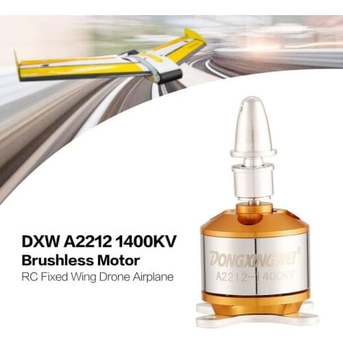 DXW Brushless Motor 2-4S 3.17mm Outrunner Brushless Motor RC Drone Motor for RC FPV Fixed Wing Drone Airplane Aircraft Propeller