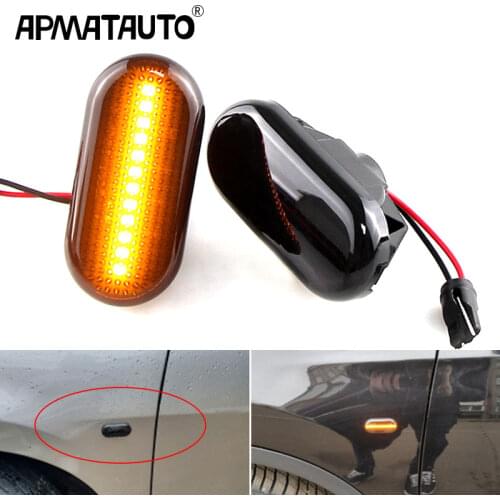 2pcs LED car Side marker lights Amber 12V 3W No error For Nissan 350Z Z33 2003-2009 LEFT/RIGHT SIGNAL LAMP car Accessories