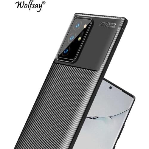 For Samsung Galaxy Note 20 Ultra Case Silicone Carbon Fiber Case For Samsung Note 20 Ultra Case For Galaxy Note 20 Ultra 20+ 5G