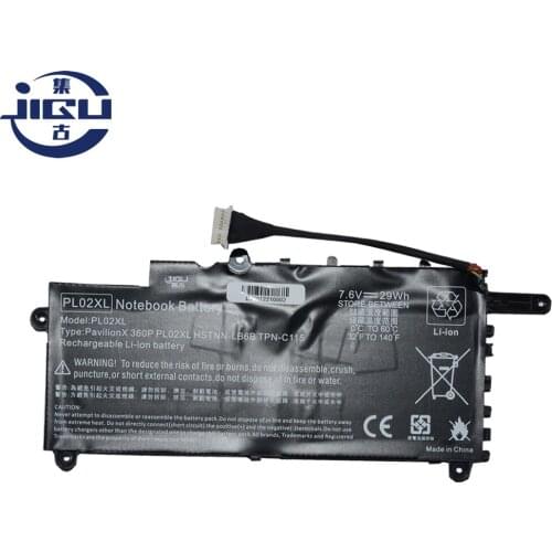 JIGU 2CELLS Laptop Battery HSTNN-DB6B HSTNN-LB6B TPN-C115 PL02XL PL02029XL 751681-421 TPN-C115 For HP For Pavilion11 X360
