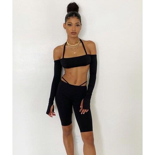 Two Piece Outfits Sexy Top and Pants Set Casual Women Outfits Matching Sets Party Clubwear