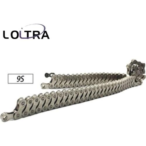 LOLTRA 116 Links Extra Light Bike Chains Cycle Derailleur Chain 9 Speed Mountain MTB Road Bicycle Chain 27s