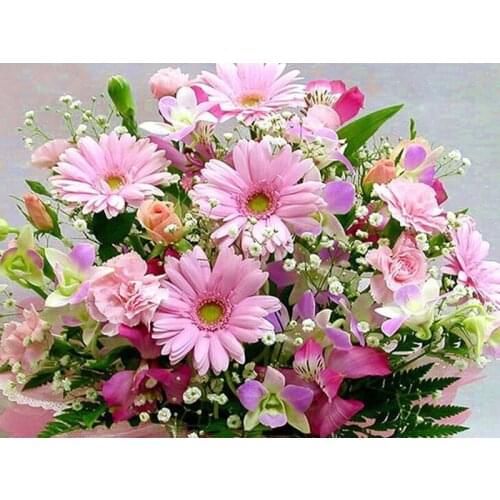 SenyuArt 5D Diy Diamond Painting Full Square Round Drills Flowers Picture Embroidery Cross Stitch Kits Mosaic Landscape Paint 3d