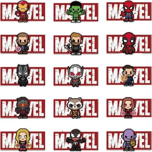 Marvel Letter Stickers Cartoons Car Stickers To Block Scratches Creative Personalized Decorative Stickers for Motorcycle Luggage