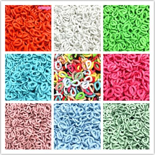 NEW 20pcs 17x23mm Detachable Acrylic Colored Connector Buckle Beads for Handbag Key Strap Necklace Accessories