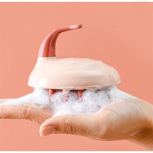New Hair Massager Silicone Clean Head Washing Comb Durable Body Shower Brush Bath Spa Slimming Massage Brush Comb Care Tools