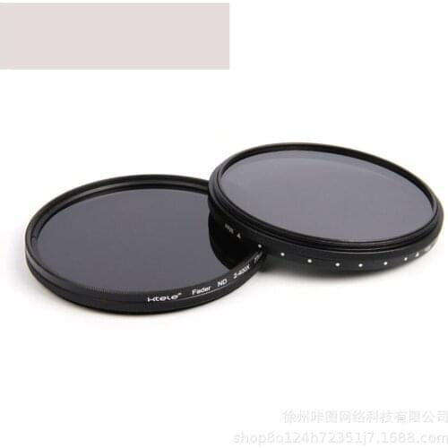 Optical Lens K9 Glass SLR Camera Lens Adjustable 1-9 Level Dimming Camera Camera Accessories Neutral Lens
