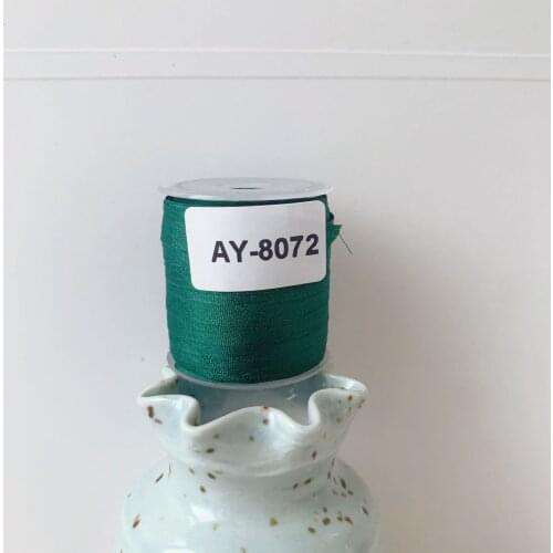 AY-8072 A Roll Wholesale 2mm-36mm 100% Pure Silk Embroidery Ribbons Handcraft Supply Double Faced Thin Taffeta Silk Ribbon