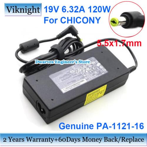 Genuine Chicony PA-1121-16 A11-120P1A 19V 6.32A 120W AC Adapter For ACER Aspire V3 V3-772G V3-772G-7660 A120A003L Power supply
